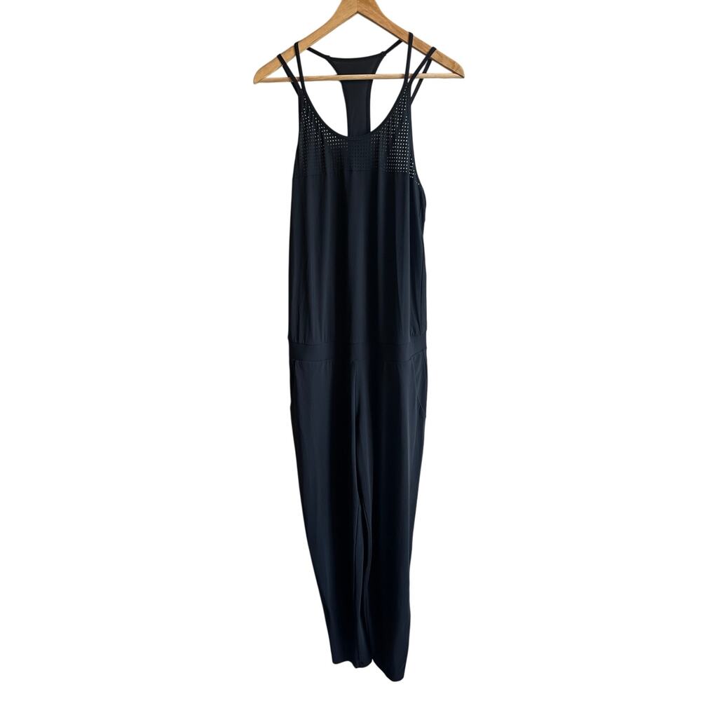 Sweaty Betty Beautify Stappy Perforated Jumpsuit Black M